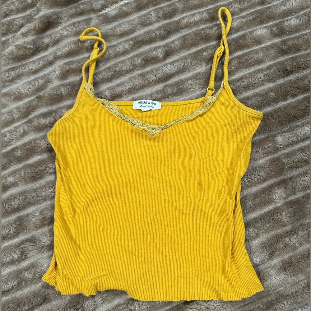 Heart & Hips Spaghetti Strap Crop Top